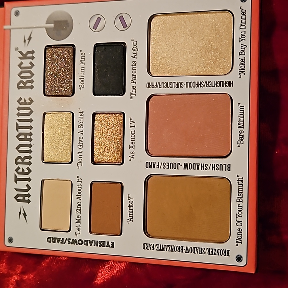 The Balm eyeshadow pallete